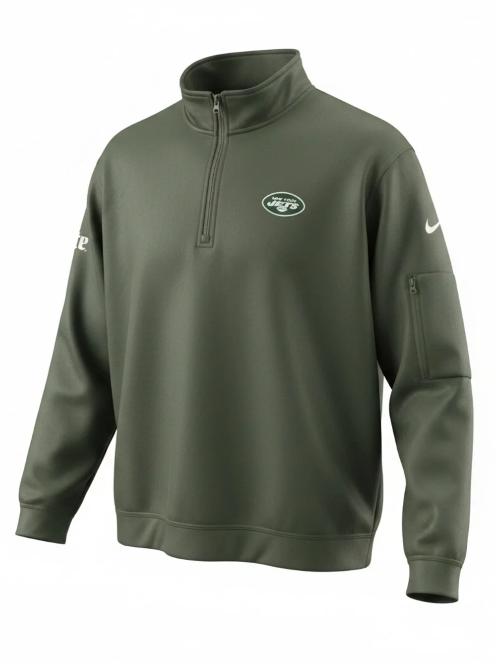 Nike Men’s Olive Green Quarter-Zip Pullover